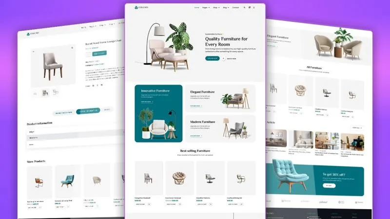 How to Make a Furniture Website using WordPress 2025